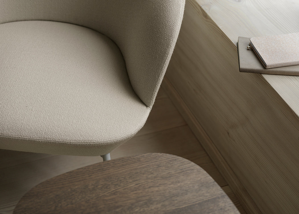 Oslo Lounge Chair Kvadrat Steelcut Trio Grey 160