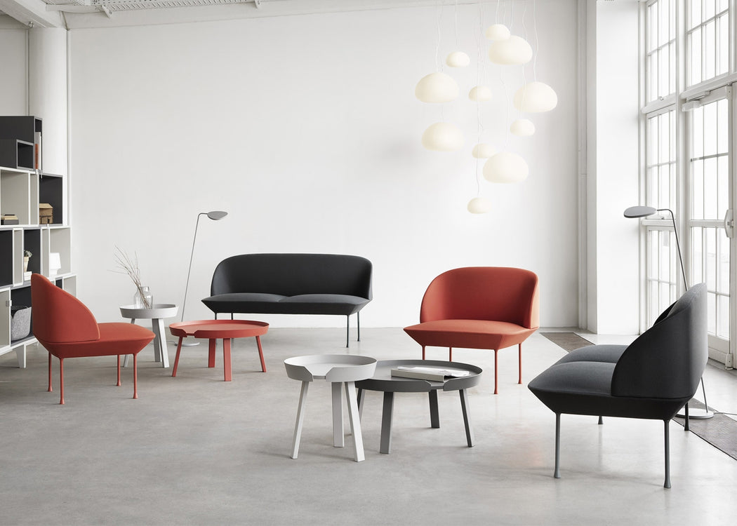 Oslo Lounge Chair Kvadrat Steelcut Trio Grey 160