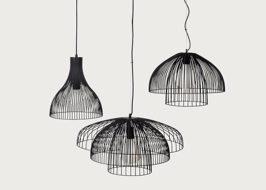 Makiko Pendant Light Black Large