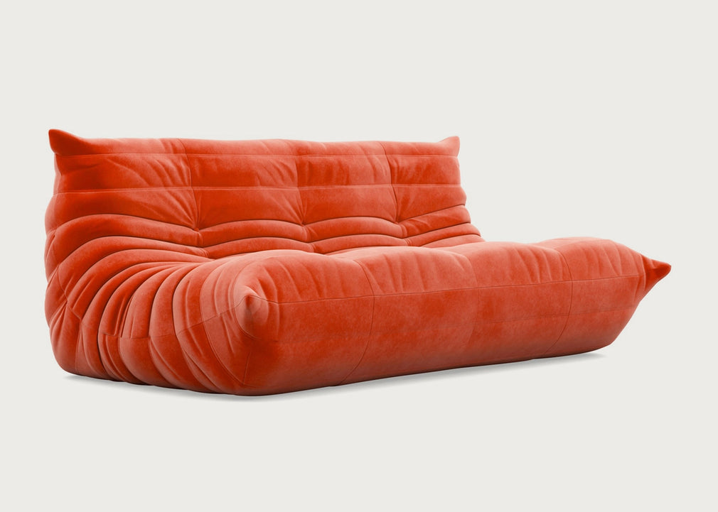 Togo Large Settee Alcantara Goya Red