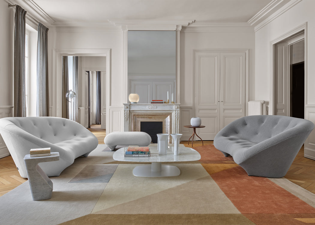 Ploum Medium Settee High Back Moby Safir