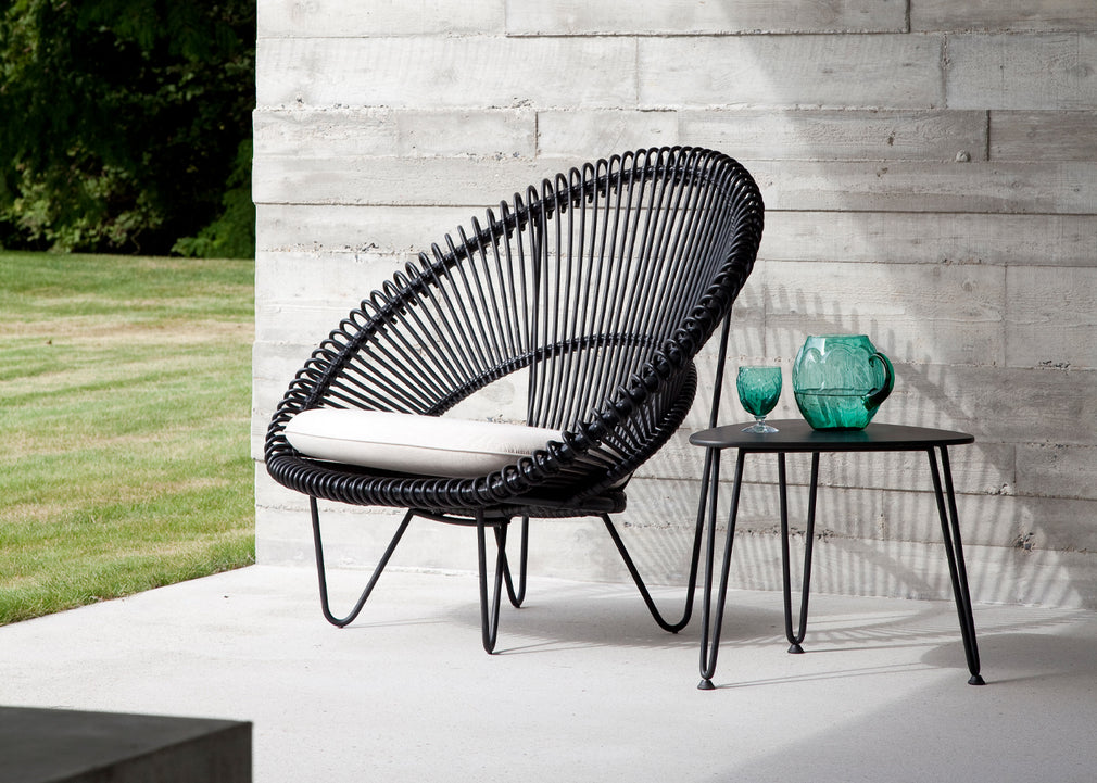 Roy Cocoon Chair Camel Wicker