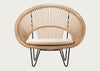Roy Cocoon Chair Camel Wicker