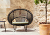 Roy Cocoon Chair Camel Wicker