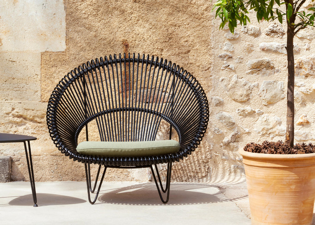 Roy Cocoon Chair Camel Wicker