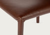 Byron II Pair of Dining Chairs Black Leather