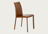 Byron II Pair of Dining Chairs Black Leather