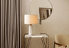 Gravity Table Lamp Small / Blackened Steel / Canvas
