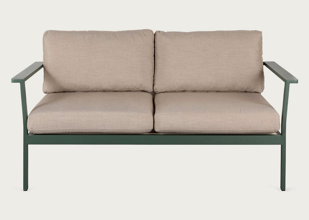 Eos Outdoor 2 Seater Sofa Black