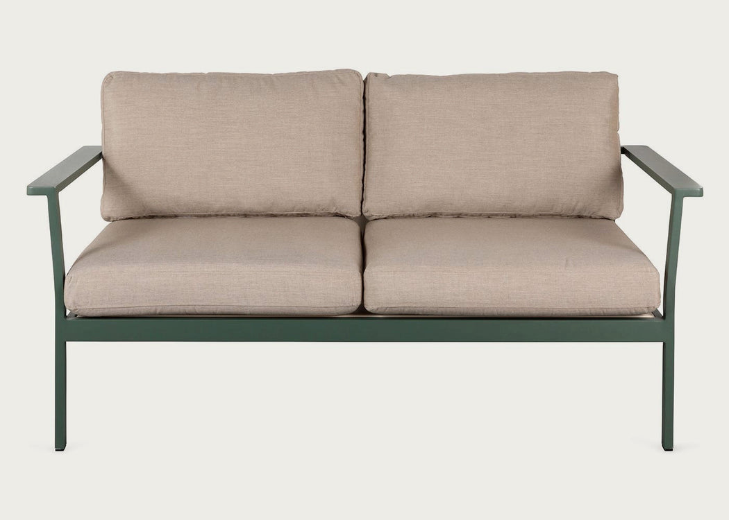 Eos Outdoor 2 Seater Sofa Black