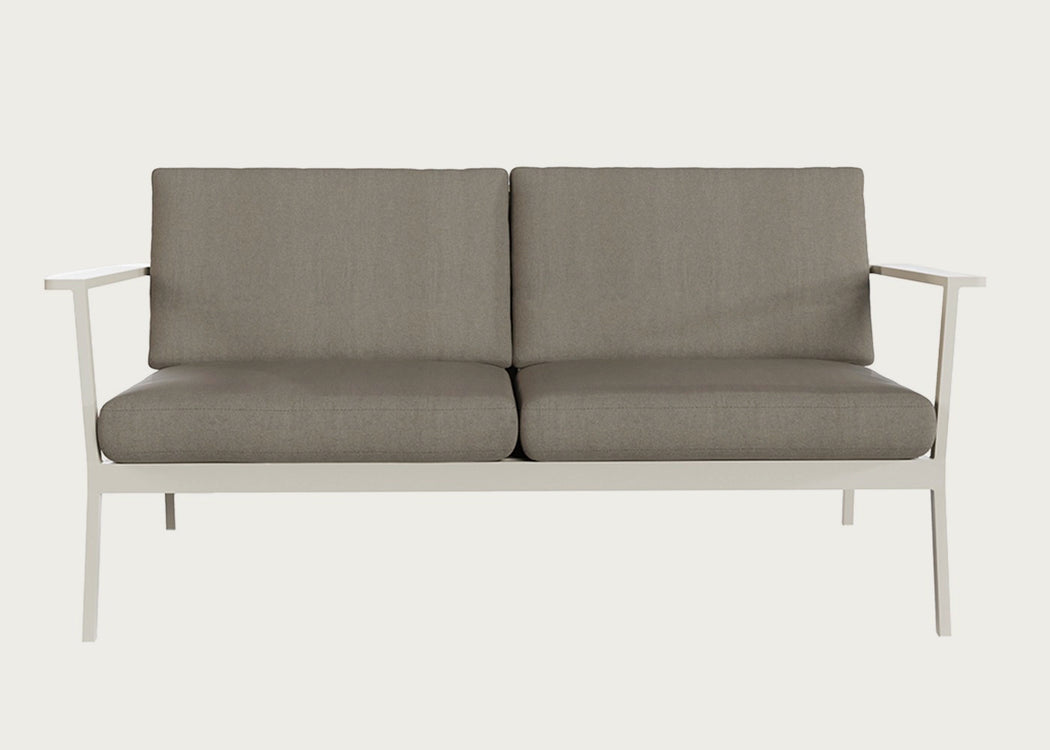 Eos Outdoor 2 Seater Sofa Black