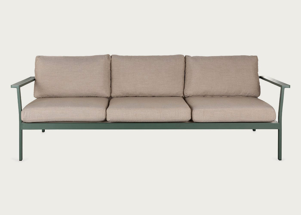 Eos Outdoor 3 Seater Sofa Black