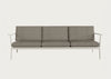 Eos Outdoor 3 Seater Sofa Black