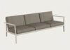 Eos Outdoor 3 Seater Sofa Black