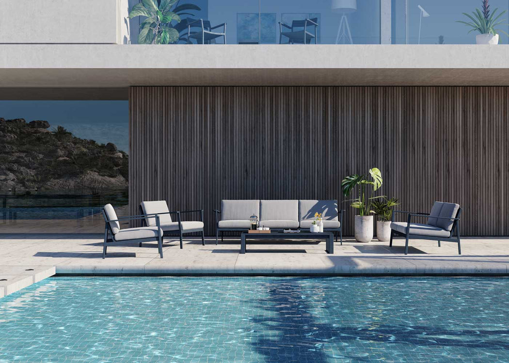 Eos Outdoor Coffee Table Black