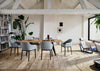 Softshell Armchair Basic Dark and Pale Rose
