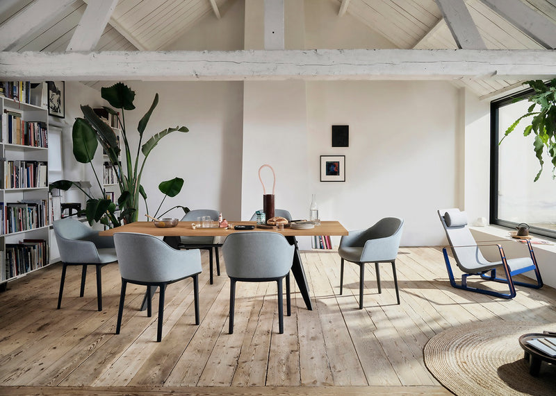 Softshell Armchair Basic Dark and Pale Rose