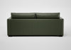 Palermo 3 Seater Sofa Leather Grain Chocolate 066 / Black