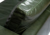 Palermo 3 Seater Sofa Leather Grain Chocolate 066 / Black