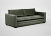 Palermo 4 Seater Sofa Leather Grain Chocolate 066 / Black