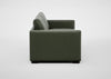 Palermo 4 Seater Sofa Leather Grain Chocolate 066 / Black