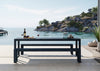 Eos Outdoor Communal Bench Black