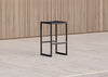 Eos Outdoor Backless Bar Stool Black