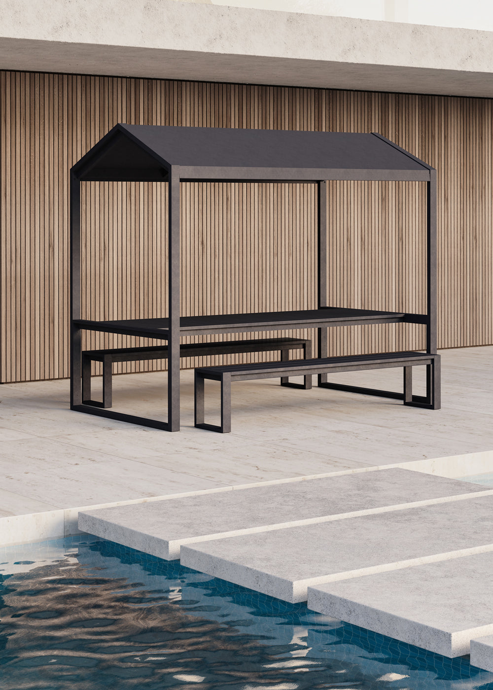 Eos Outdoor Picnic House Black