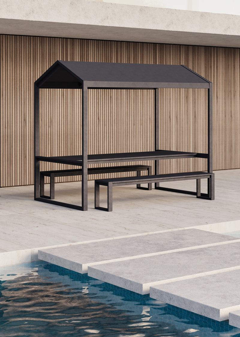 Eos Outdoor Picnic House Black