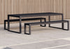 Eos Outdoor Communal Dining Table Black