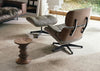 Eames Lounge Chair & Ottoman Classic Dimensions Chestnut Black / Premium Leather Cashew 63 / Polished Aluminium