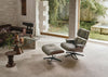 Eames Lounge Chair & Ottoman Classic Dimensions Chestnut Black / Premium Leather Cashew 63 / Polished Aluminium