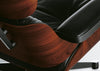 Eames Lounge Chair & Ottoman Classic Dimensions Chestnut Black / Premium Leather Cashew 63 / Polished Aluminium