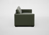 Palermo 5 Seater Sofa Leather Grain Chocolate 066 / Black