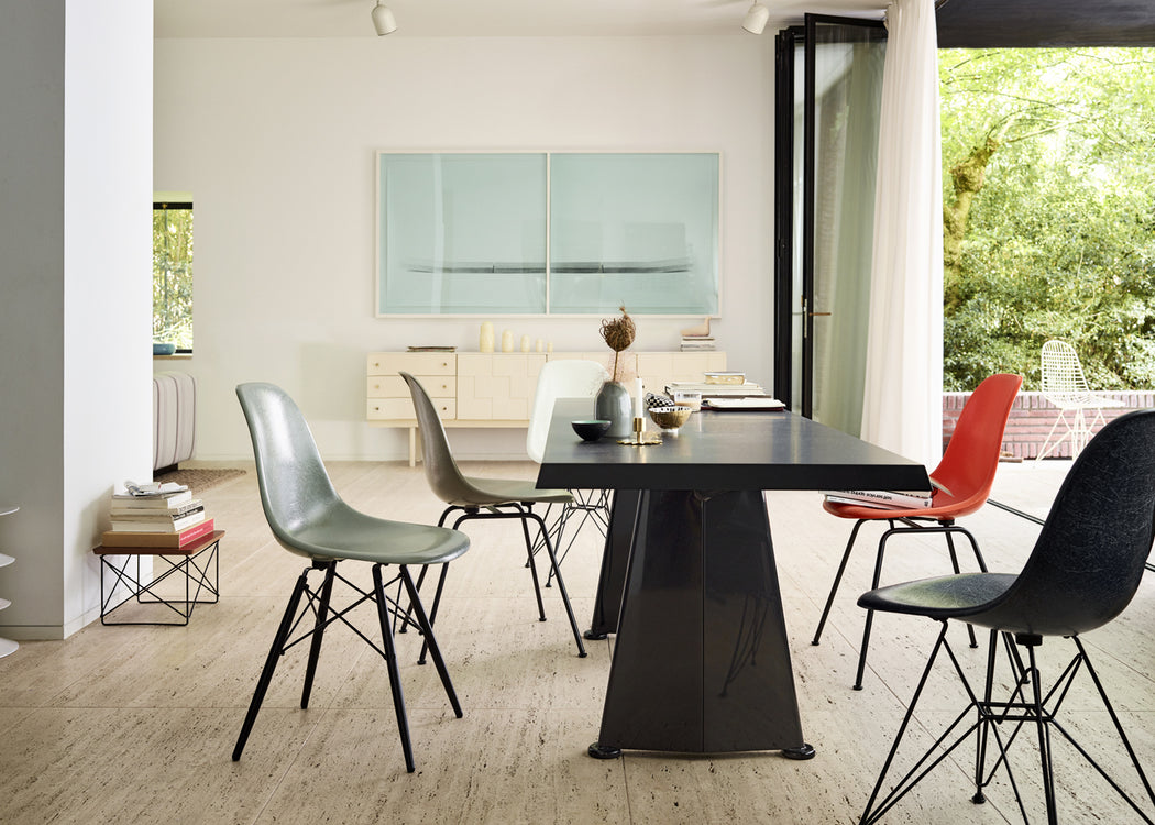 Eames DSR Fibreglass Chair Eames Parchment