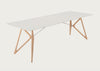 Tink Dining Table 200cm / Blue White Oiled Oak