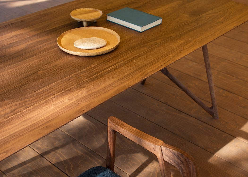 Tink Dining Table 200cm / Blue White Oiled Oak