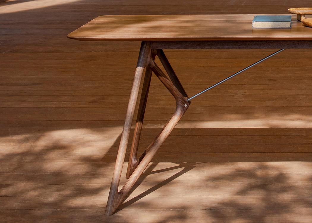 Tink Dining Table 200cm / Blue White Oiled Oak