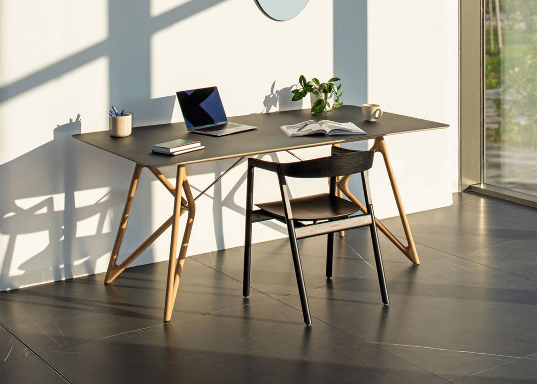 Tink Dining Table 200cm / Blue White Oiled Oak