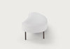 Isola Large Ottoman Daino Leather Elephant / Black