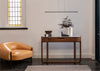 Isola Armchair Daino Leather Elephant / Black