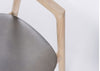 Muna Dining Chair White Oiled Oak / Dakar Leather Stone