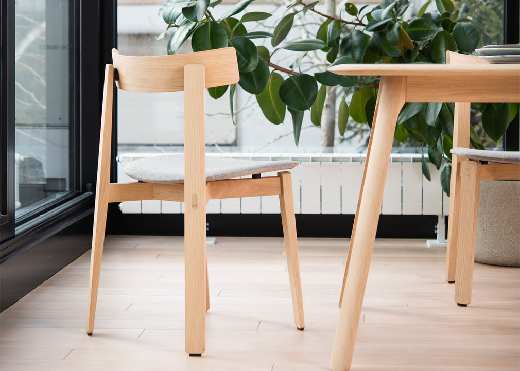Nora Dining Chair Dakar Leather Stone