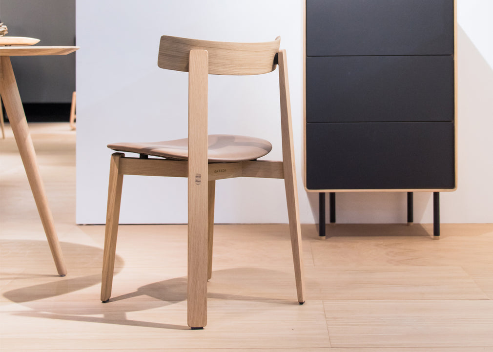 Nora Dining Chair Dakar Leather Stone