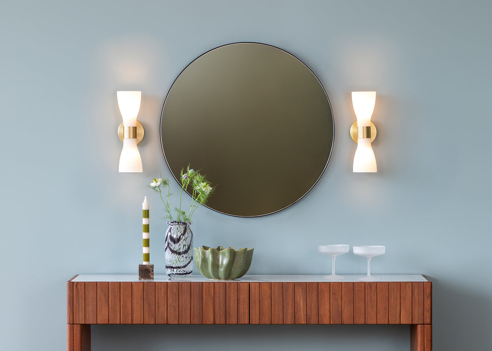 Fine Edge Mirror Round Gold / 60cm