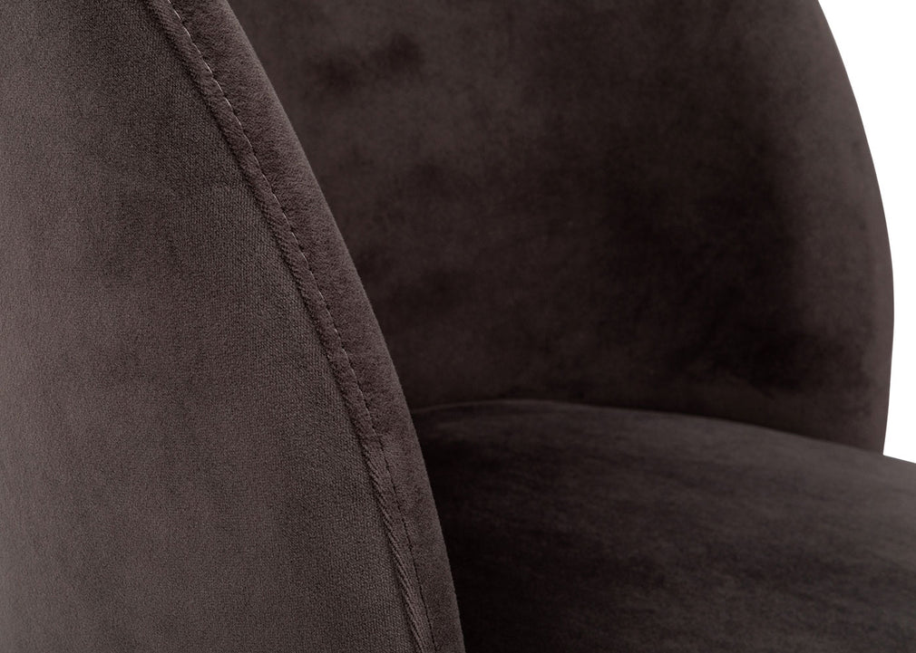 Austen Dining Chair Velvet Asphalt