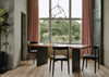 Lara Dining Chair Black Ash / No Upholstery