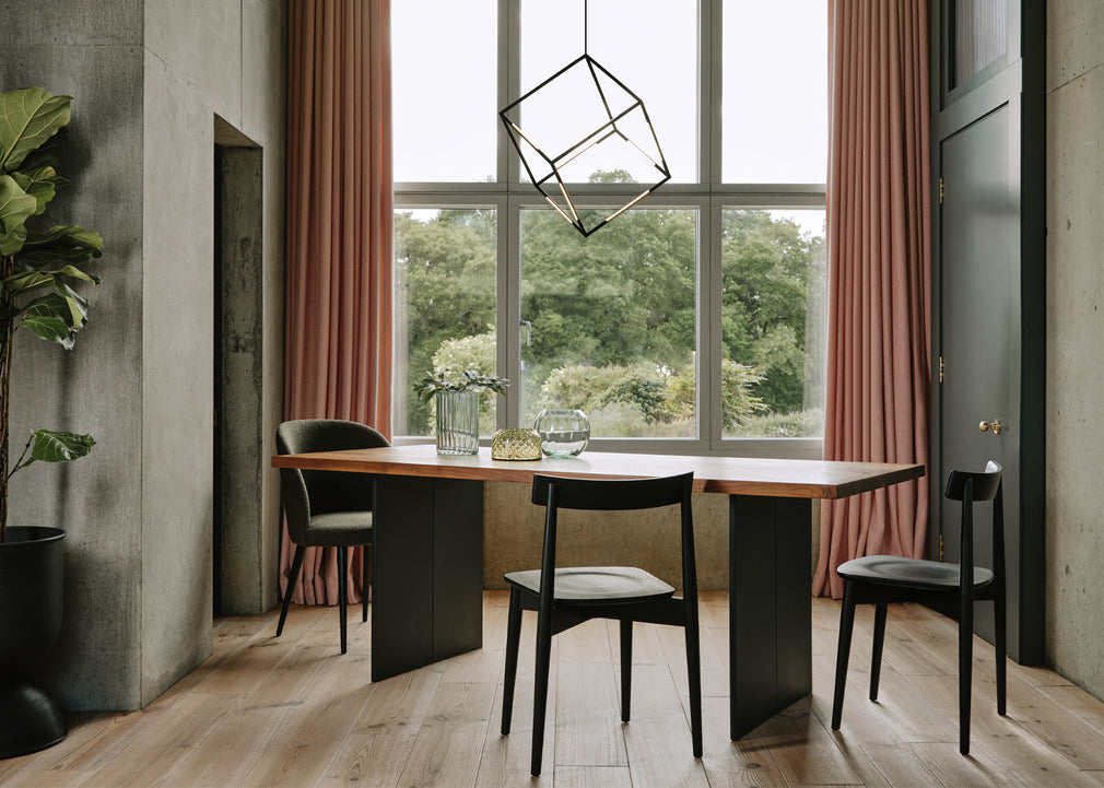Lara Dining Chair Black Ash / No Upholstery