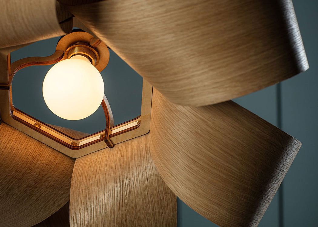 Drift Pendant Light Oak
