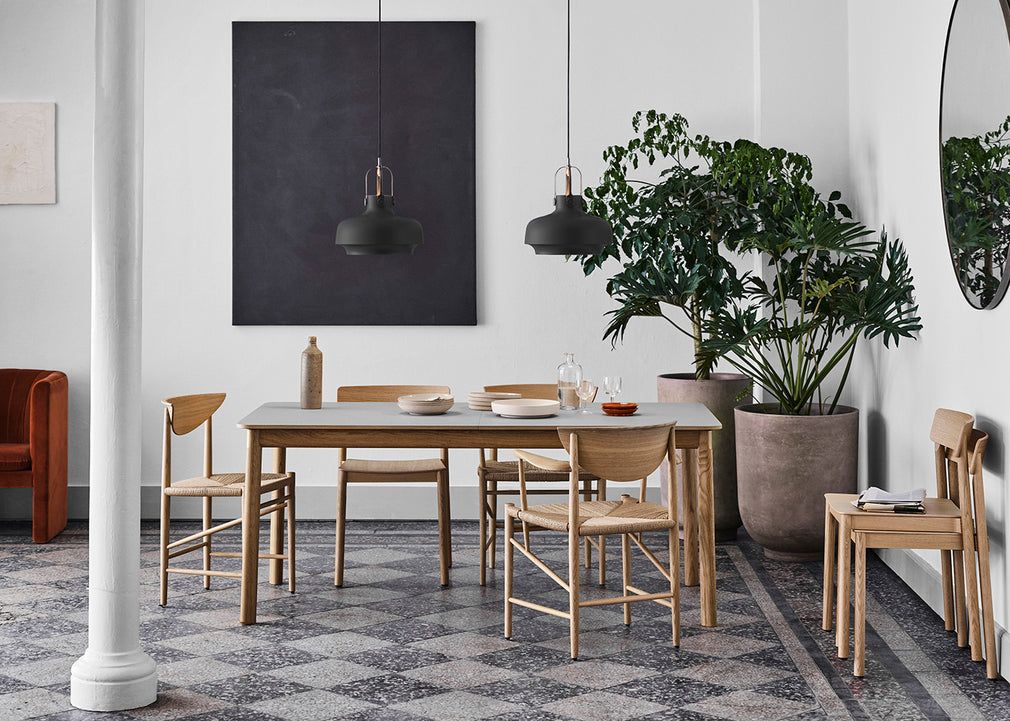 Copenhagen Pendant Light Opal & Bronzed Brass / SC6